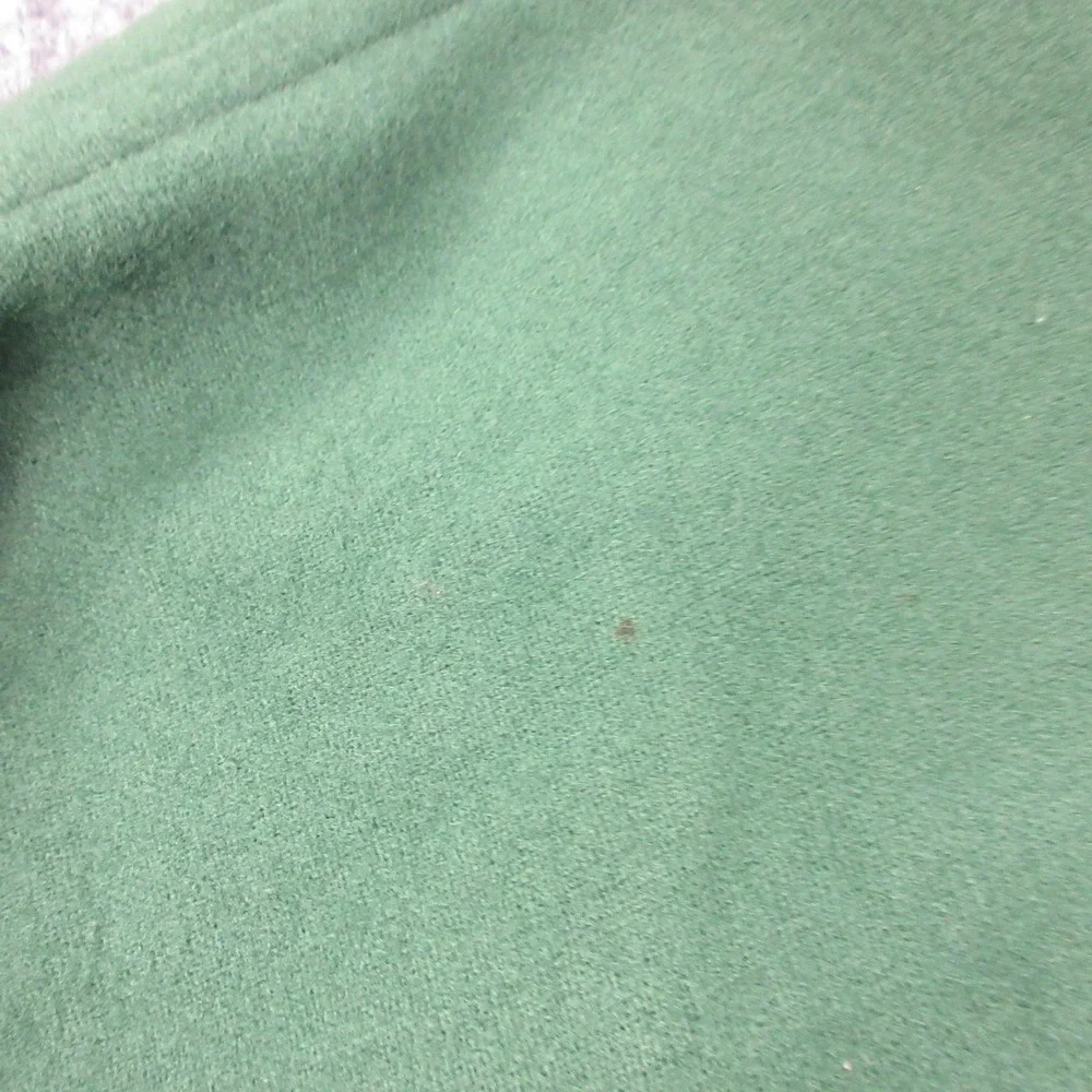 Vintage Burberrys‎ Coat Womens 8 Green Wool Hooded Parka Tartan Plaid Lined - Picture 5 of 16